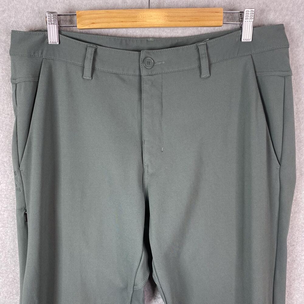 BYLT Mens XL Everyday Pant 2.0 Tapered Fit in Dark Sage - Picture 2 of 10